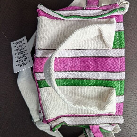 NWT Mini Stripe tote bag with Removable strap - Picture 6 of 6